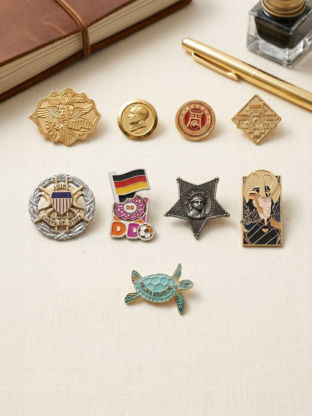 Pins and Badges cover