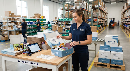 Y-Not Design & Manufacturing employee wellness gift fulfillment process