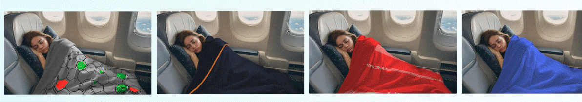 Airlines blankets from Y-Not
